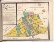 Plan général du village et terroir des Maisneux lez Reims (1760), Pierre Villain