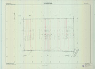 Faux-Fresnay (51243). Section ZO échelle 1/2000, plan remembré pour 01/01/1983, plan régulier de qualité P5 (calque)