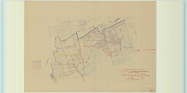 Sommepy-Tahure (51544). Section DU 3 échelle 1/5000, plan mis à jour pour 1956 (section D1 3e partie), plan non régulier (papier)