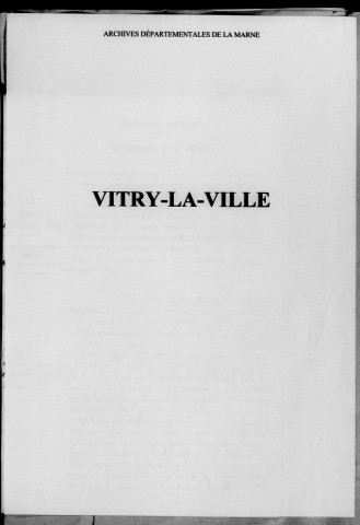 Vitry-la-Ville. Naissances 1882