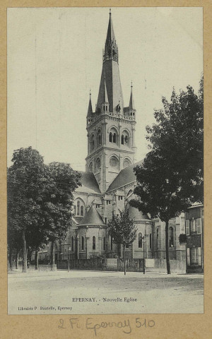 ÉPERNAY. Nouvelle église.
EpernayLib. P. Dautelle.[avant 1914]