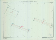 Villeneuve-Renneville-Chevigny (51627). Section ZI échelle 1/2000, plan remembré pour 2004 (extension sur ZK), plan régulier (calque)