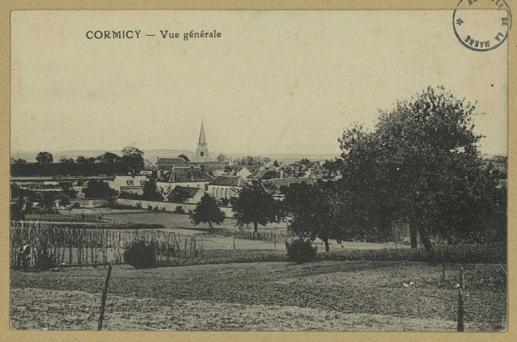 CORMICY. Vue générale. (51 - Reims J. Bienaimé). Sans date 