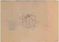 Brusson (51094). Tableau d'assemblage échelle 1/10000, plan mis à jour pour 1934, plan non régulier (papier)