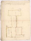 Plan figuré pièce de terre située sur le terroir d'Epernay lieudit de Donjon appartenant à Monsieur Bocquet, XVIIIè s..