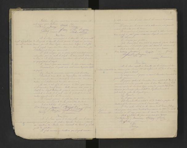 Délibérations municipales.