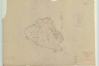 Pouillon (51444). Section B3 échelle 1/2500, plan mis à jour pour 1939, plan non régulier (papier).