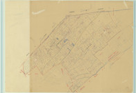 Soudron (51556). Section B échelle 1/2500, plan mis à jour pour 1957, plan non régulier (papier)
