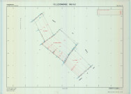 Ville-Dommange (51622). Section ZA échelle 1/1000, plan remembré pour 2009, plan régulier de qualité P5 (calque).