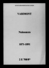 Varimont. Naissances 1871-1891